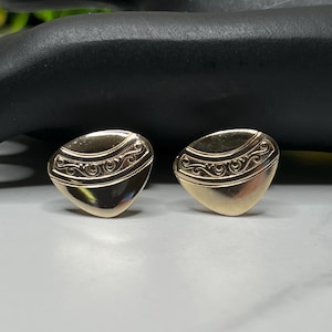 Vintage Art Deco Modified Triangle Cufflinks