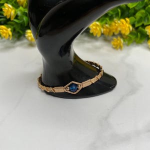 Wire Wrap Bangle Bracelet