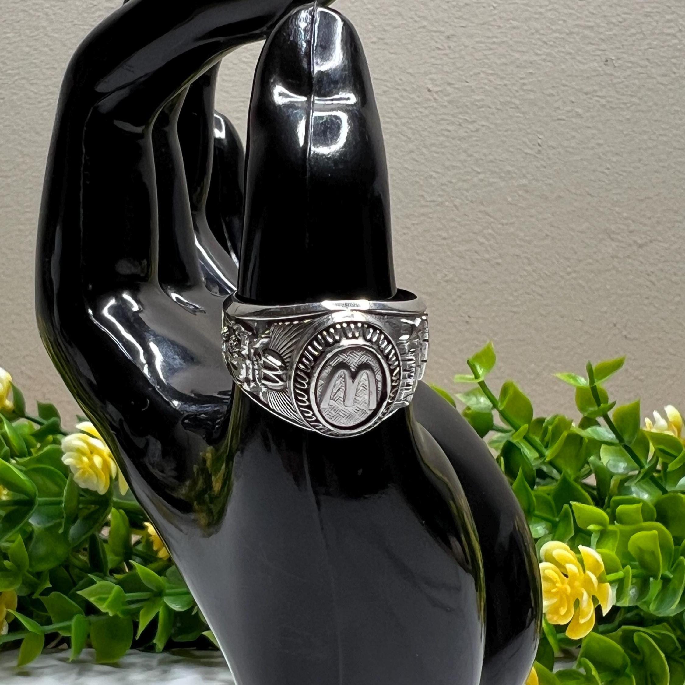 Vintage Mcdonald's Employee Recognition Ring 1970s Size 8 1/2 - Etsy