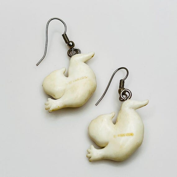 Hallmark Friendly Ghost Dangle Earrings – Vintage… - image 5