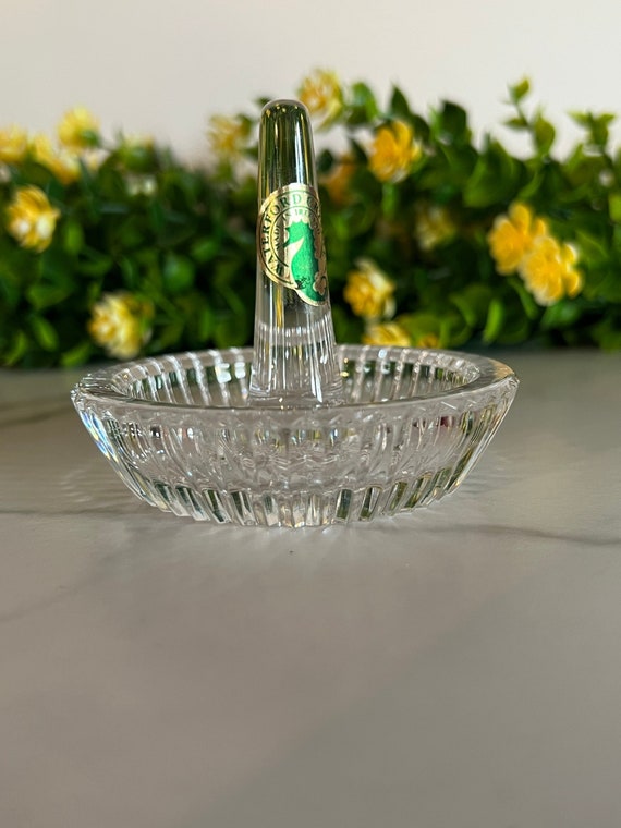 vintage lead crystal ring Gem