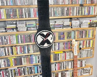 Swatch Watch Vintage Newer Gents X-rated Xx-rated Purple SUOV401