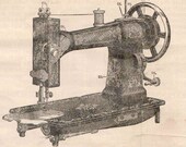 PDF White Treadle Sewing Machine Manual Instant Download Downloadable Vintage Printable Hand Crank Illustrations Illustrated Instruction