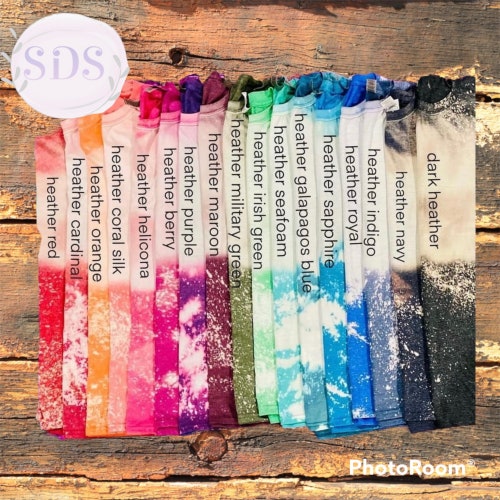 Blank Bleached Tshirts Bleached Blanks Screen Print Shirts Etsy