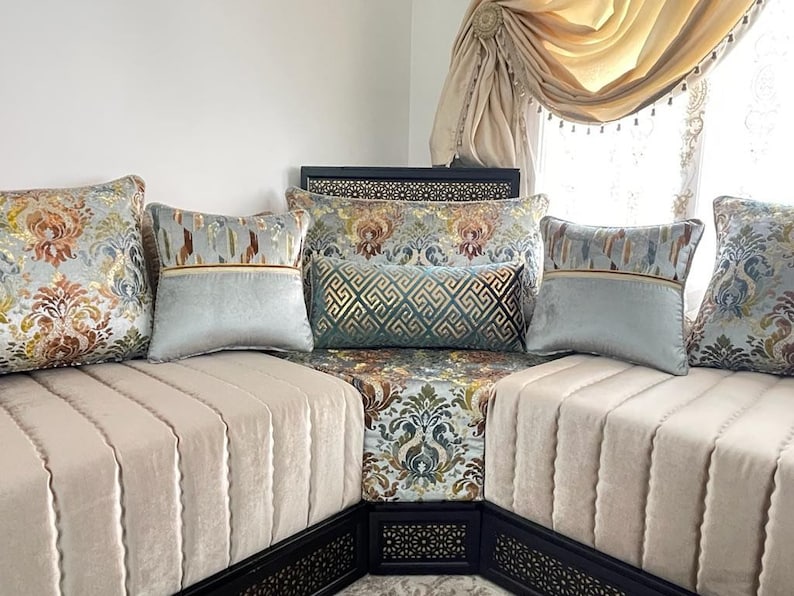 New Premium Moroccan Sofa Set Majlis Handmade Etsy