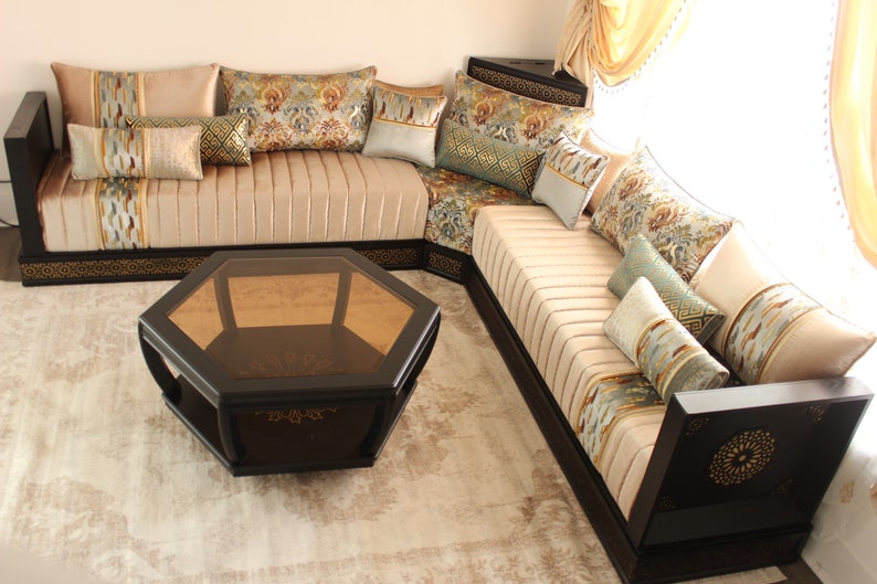 New Premium Moroccan Sofa Set Majlis Handmade Etsy