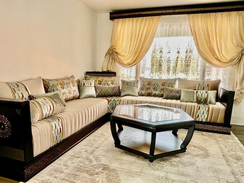 New Premium Moroccan Sofa Set Majlis Handmade Etsy