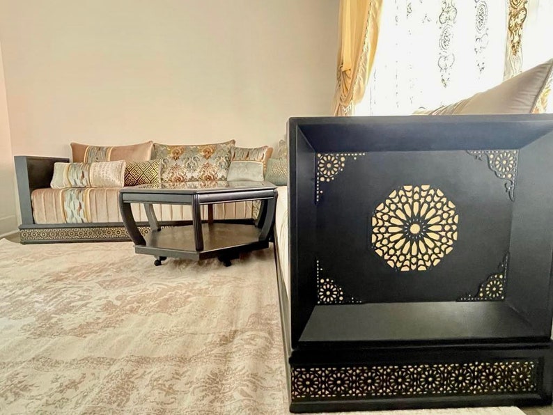 New Premium Moroccan Sofa Set Majlis Handmade Etsy