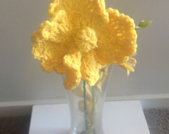 Yellow Poppy with stem is Perfect for Gift as a Souvenir
