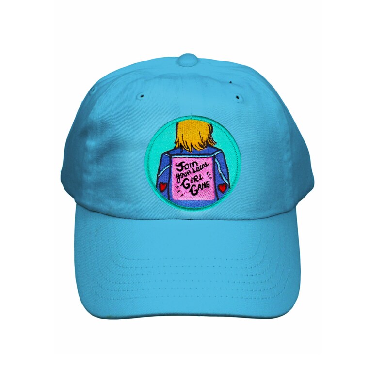 Feminist Girl Power Pink Embroidered Hat Join Your Local Etsy
