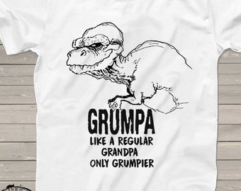 Grumpa, like a regular grandpa only grumpier shirt, gift ideas for grumpy grandpa