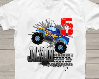 Monster Truck Birthday shirt, kids birthday shirt