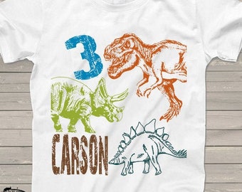 Dinosaur birthday shirt, dinosaur shirt
