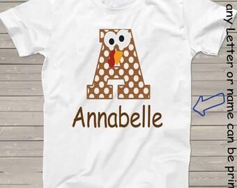 Turkey face shirt - gobble shirt - Thanksgiving shirt - personalized Gifts for kids - matching family