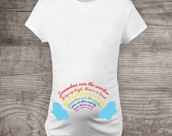 rainbow baby maternity shirt etsy