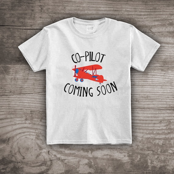 Big Brother Shirt; Co Pilot Coming Soon Tshirt New Baby Pregnancy
