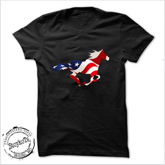 4th of July shirt Red White and blue american flag horse Independence day welcome home matching family set veterans day Il_570xn