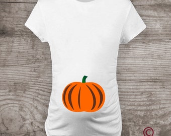 Halloween Maternity shirts, Pumpkin shirt, funny Pregnancy announcement, new mom t-shirt gift ideas