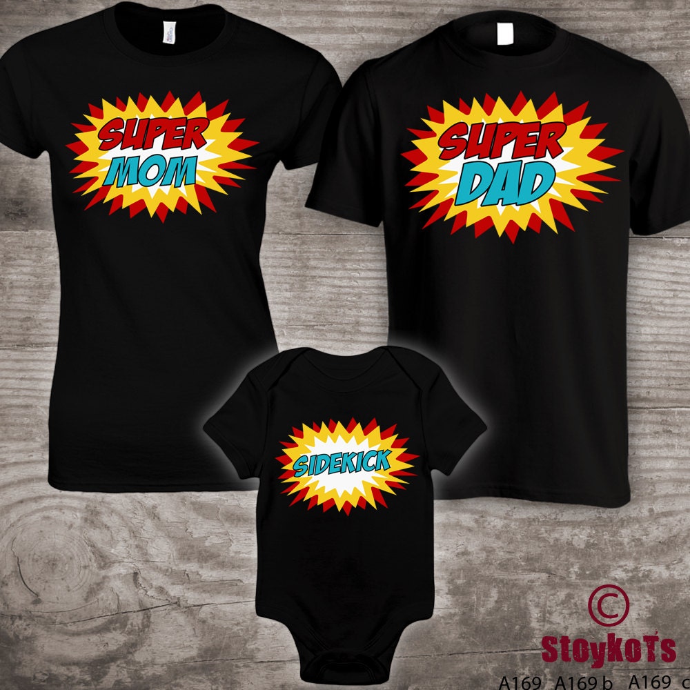superhero family shirts