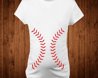 Maternity shirts baseball team shirt funny Mothers day gift for new mom, Pregnancy Announcement Holiday gift ideas