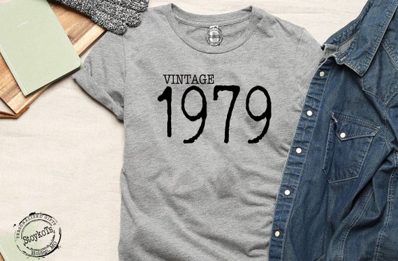 Vintage 1979 shirt, personalized gift Il_570xn