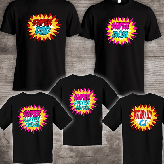 Personalized superhero t shirts Clearance