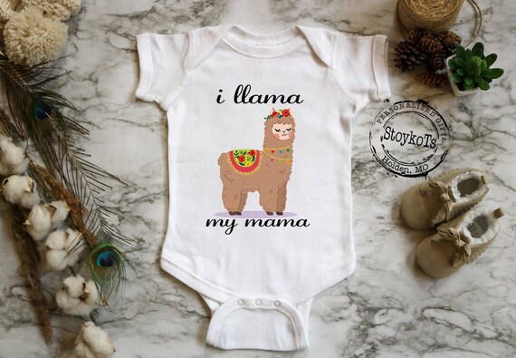 llama baby clothes