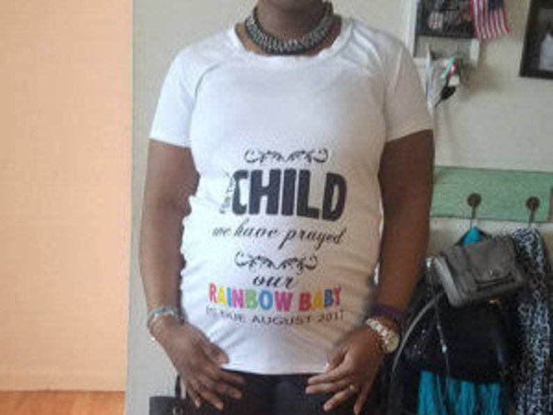 Rainbow maternity shirt