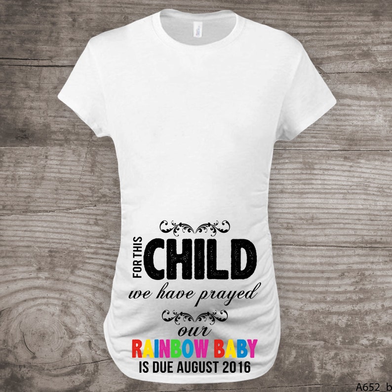 Rainbow maternity shirt