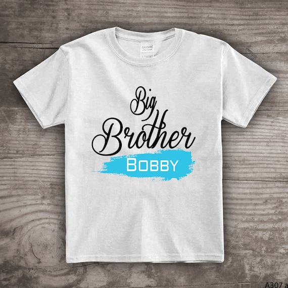 Personalized Big Brother T-shirt for Kids Shirt Youth Clothing