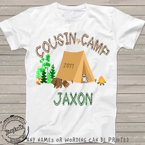 cousin camp t shirts