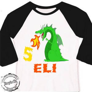 Dragon birthday shirt, gift for kids, dragon slayer