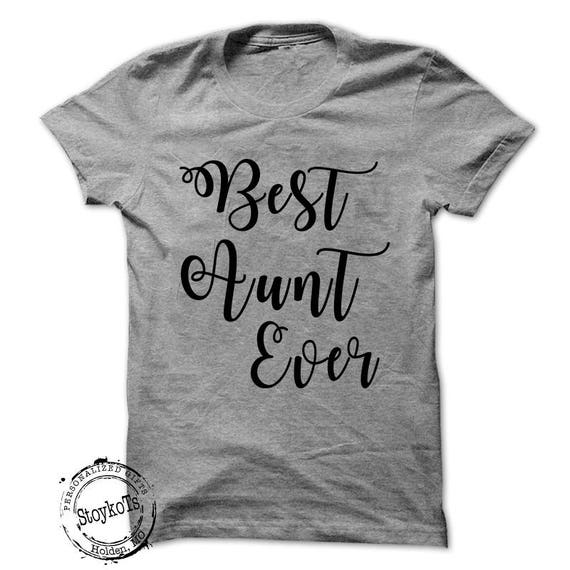 Best Aunt Ever shirt, pregnancy announcement shirts, gift for sister, new aunt to be, baby shower Il_570xn