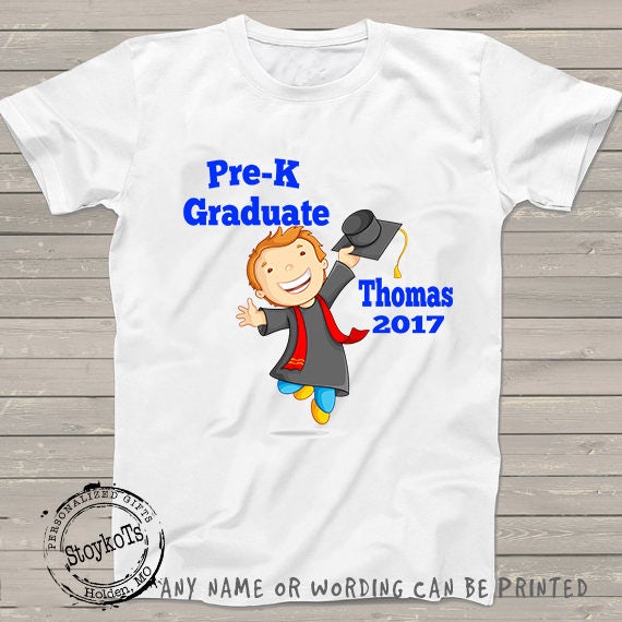 personalized preschool graduation t shirts