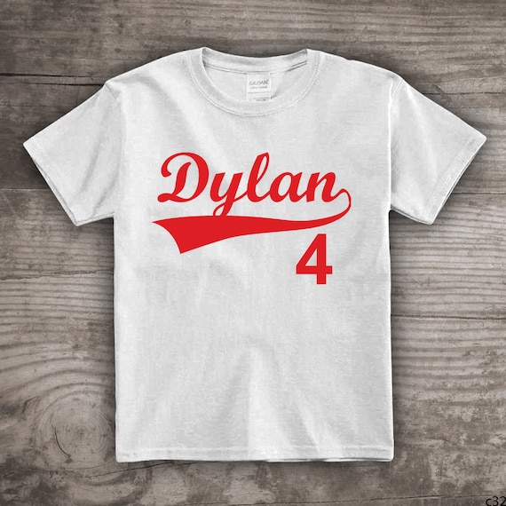 personalized baseball t shirts