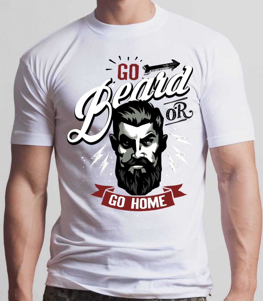 Fathers Day gifts Beard Tshirt Shirt Go Beard or Go Etsy