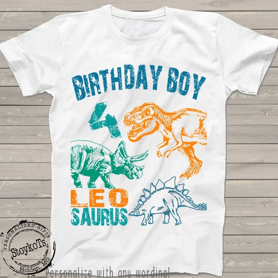 Dinosaur birthday shirt, dinosaur shirt Il_570xn