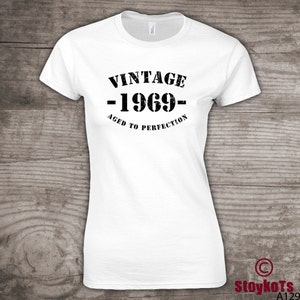 Mothers day clothing shirt, gift ideas for mom t-shirt, Personalized gifts for mom, Vintage 1969 birthday year t-shirt