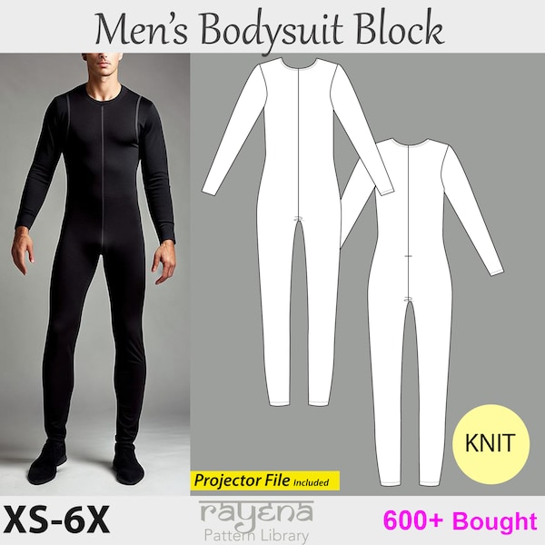 Mens Bodysuit Cosplay Pattern Etsy
