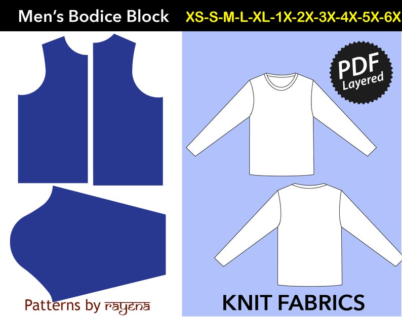 6x mens clothing