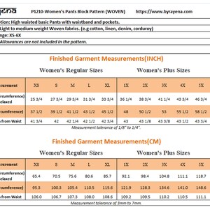 Women's Basic Block Pattern Woven Size XS-6X, Basic Dress Pattern ...