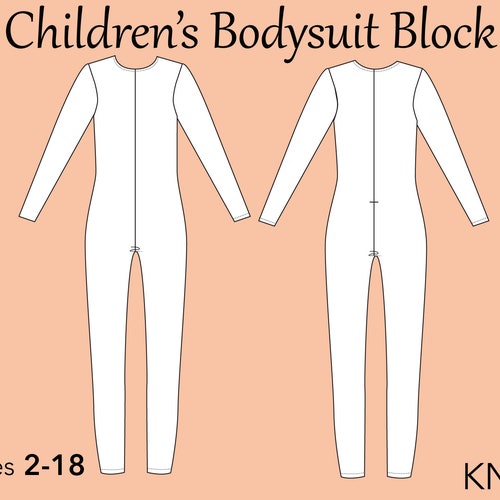 Women's Bodysuit Block PDF Pattern Swimsuit Catsuit Pdf - Etsy