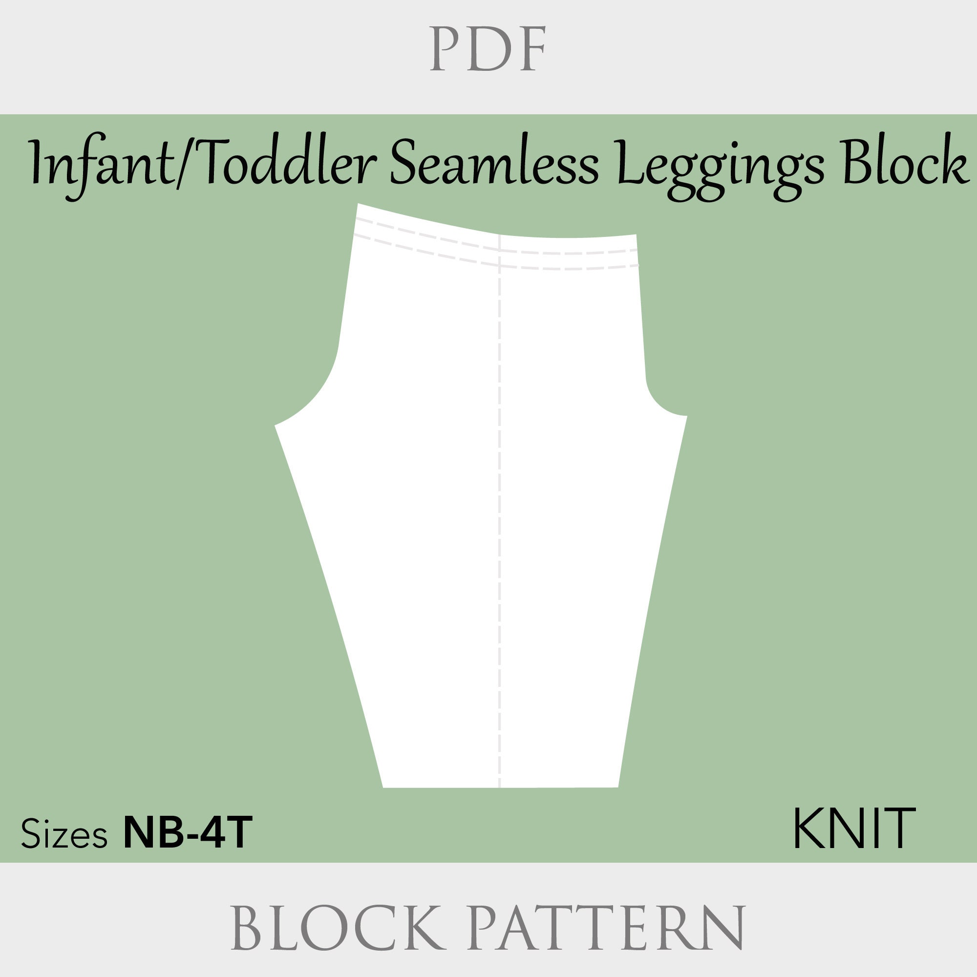 Infant Toddler Seamless Leggings Pattern NB-4T, Baby Leggings Pdf, No Side  Seam Leggings, Toddler Leggings Pdf, Baby Leggings Sewing Pattern -   Canada