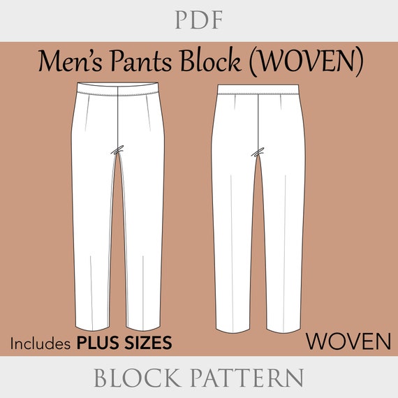 Women's Leggings Block PDF Sewing Pattern Size XS 6X Plus Size Leggings,  Maternity Sewing Pattern, Pants Pattern, Leggings Sewing Pattern 