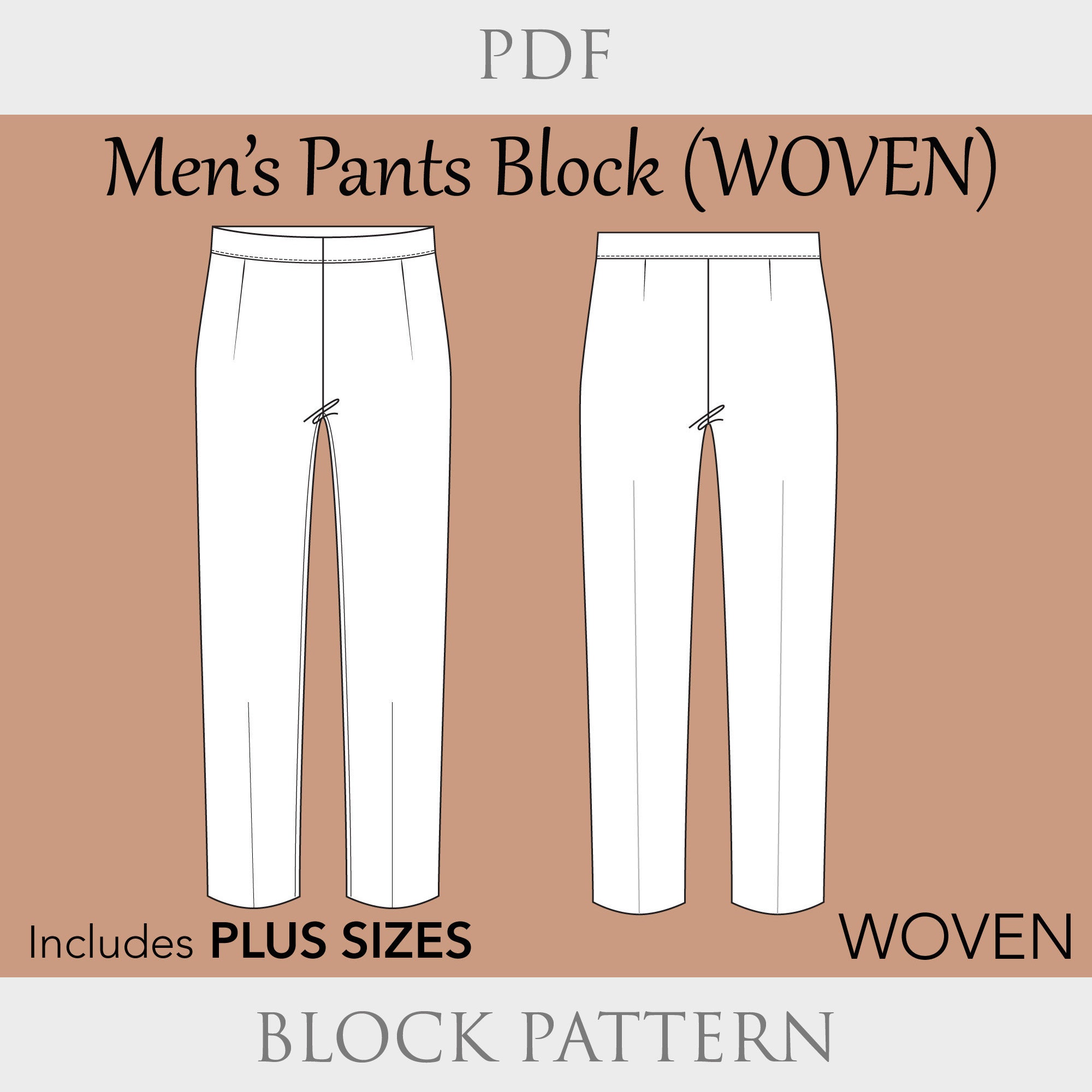 Sewing Pattern Women's Easy Pants Pattern, Misses' Easy Pants
