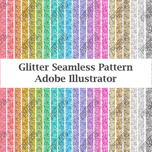 ADOBE ILLUSTRATOR Glitter Repeat Pattern- glitter pattern, digital glitter pattern, glitter swatch, seamless glitter pattern