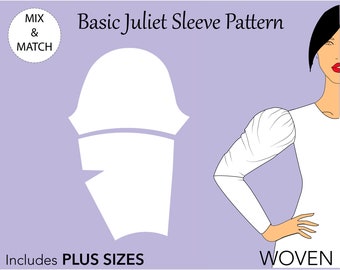 Women’s Basic Juliet Sleeve Pattern, juliet sleeve dress pattern, Juliet sleeve dress pdf, juliet dress , juliet sleeve pdf, juliet sleeve