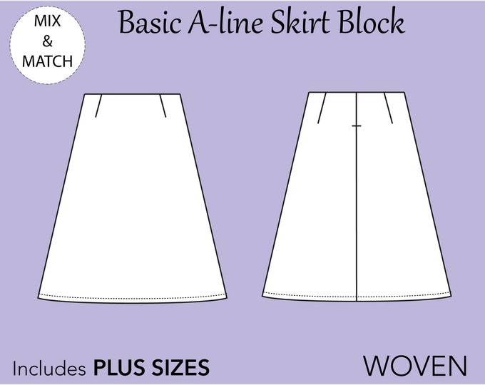 Sewing Pattern for Misses' Straight Skirts and Belt, Butterick Pattern ...