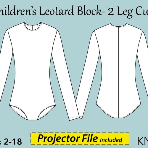 Girls Leotard Pattern PDF Swimsuit Pattern Gymnastics Etsy