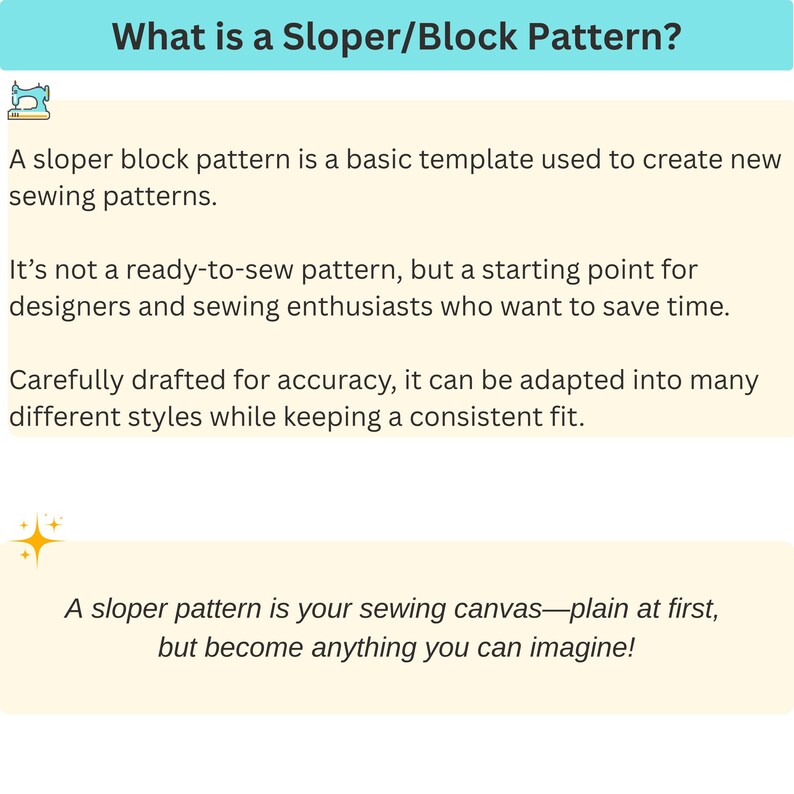 Pattern Sloper Bottom Baby Basic Woven Skirt Sewing Pattern: Sloper Block (ages NB-4T) (PDF ...